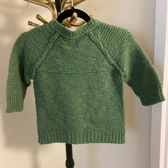 Hand Knit by Dollie Wool Sweater: Small - Picture 7 of 14